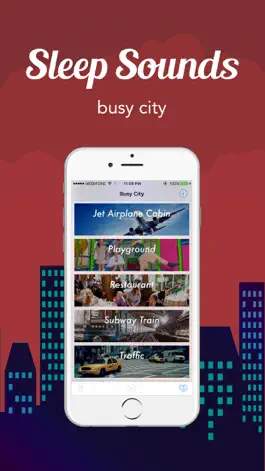 Game screenshot Sleep Sounds - White Noise : Busy City mod apk