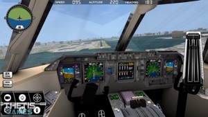 Flight Simulator FlyWings 2014 HD screenshot #2 for iPhone