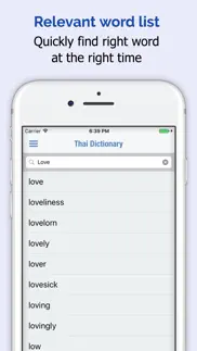 thai dictionary elite iphone screenshot 2
