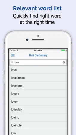 Thai Dictionary Elite screenshot 2