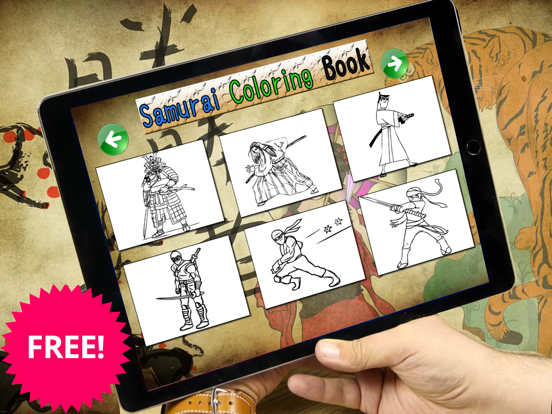 Screenshot #6 pour chats Samurai Ninja Pages coloriage pour les enfan