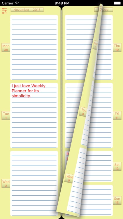 Diary "Weekly Planner"