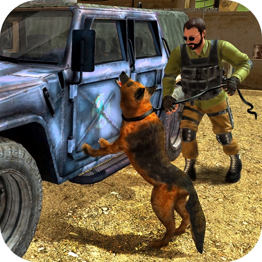 Airport Police Dog Chase Simulator-Crime City Wars icon