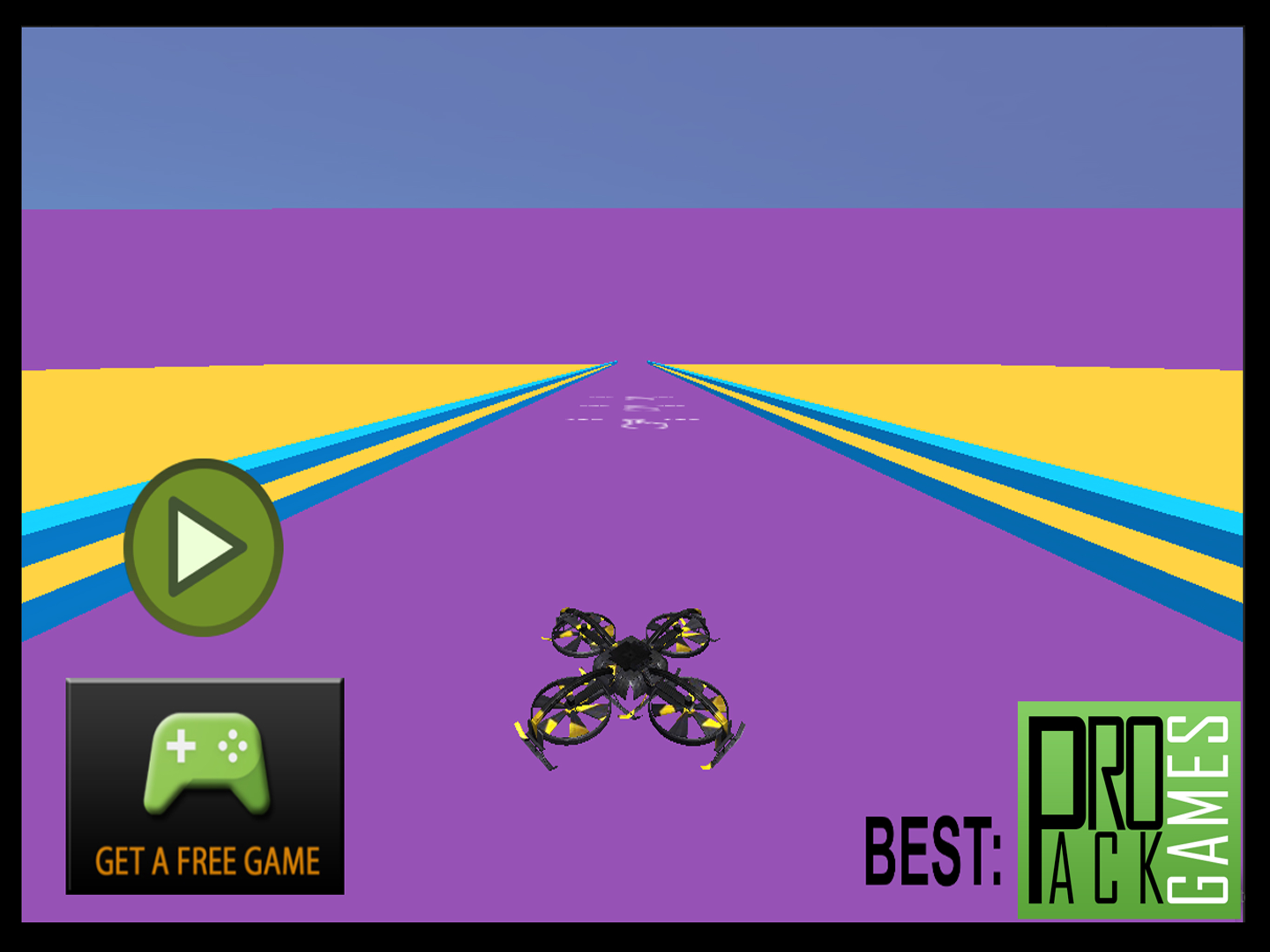 Quadcopter Drone Flight Simulator - Tap to play