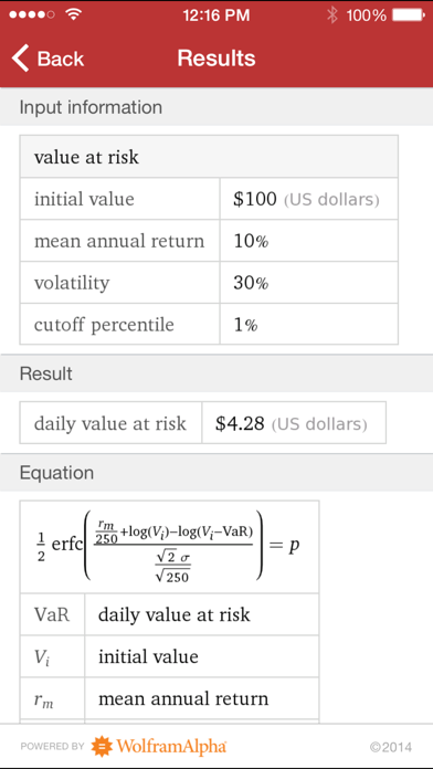 Screenshot #2 pour Wolfram Corporate Finance Professional Assistant