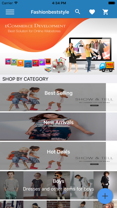 Screenshot #2 pour Firstwire Shopping App