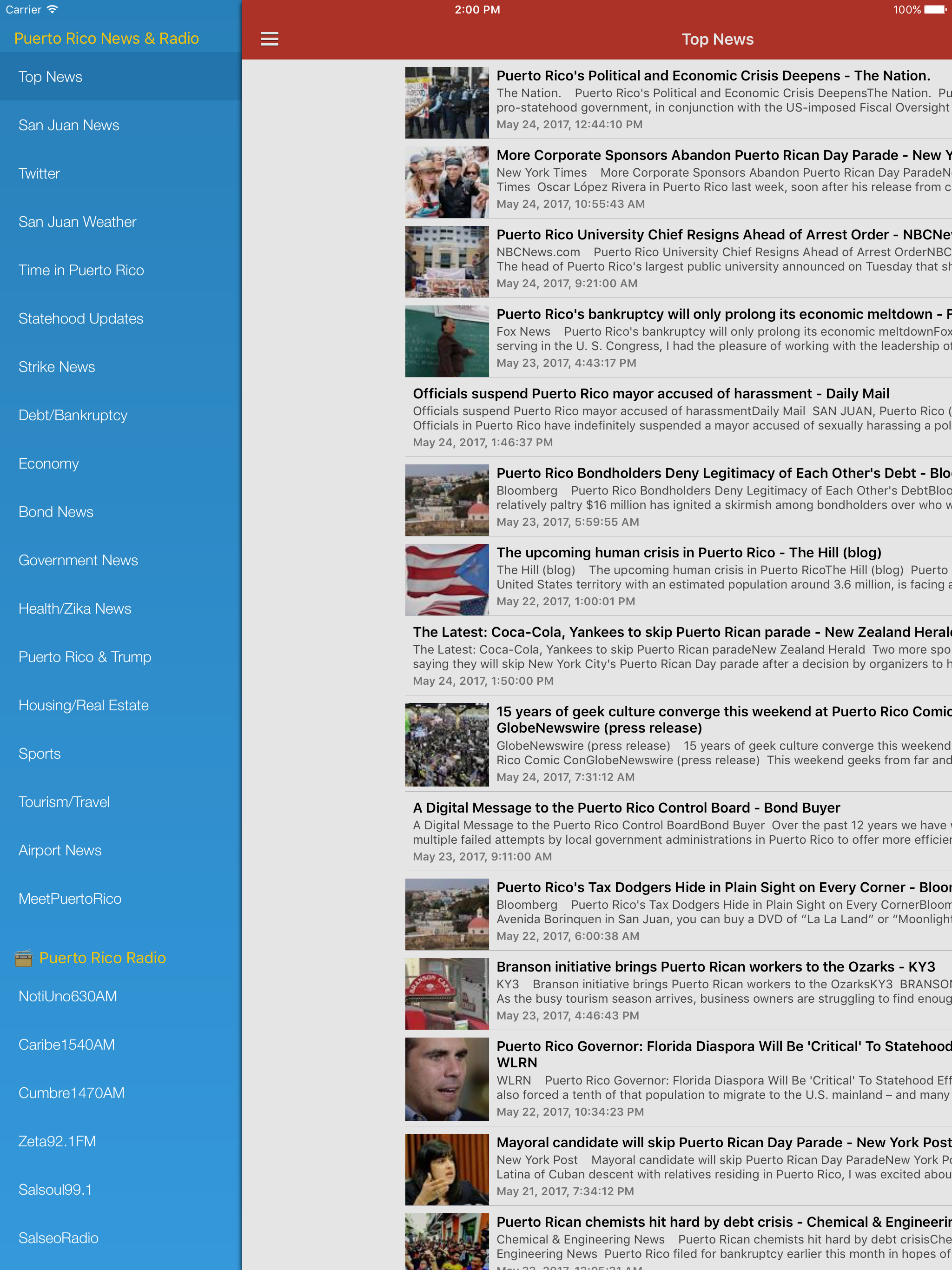 Puerto Rico News & Radio - English Updates