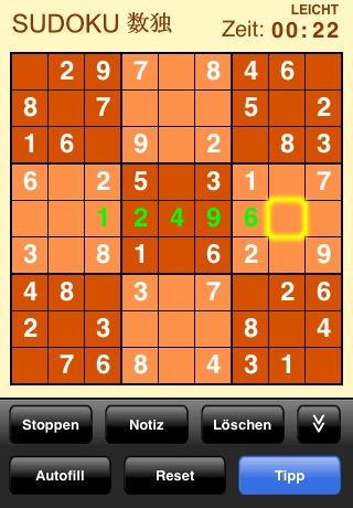 Sudoku SE screenshot 3