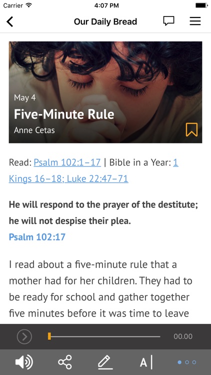 Our Daily Bread