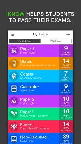 Game screenshot iKnow - Exam Revision Planner for GCSE and A Level mod apk
