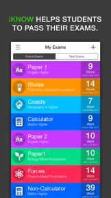 iKnow - Exam Revision Planner for GCSE and A Level screenshot