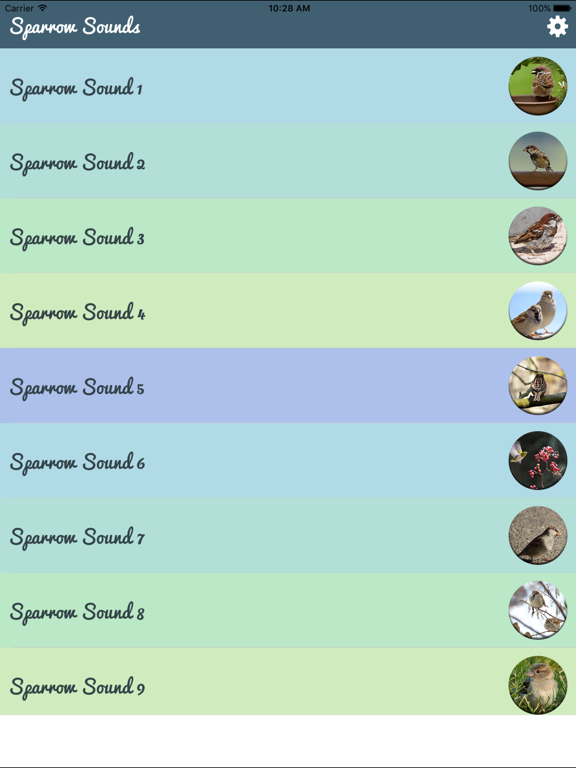 Screenshot #4 pour Sparrow Sounds - Free Sounds