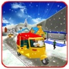 Real Snow Rickshaw Drive Simulator