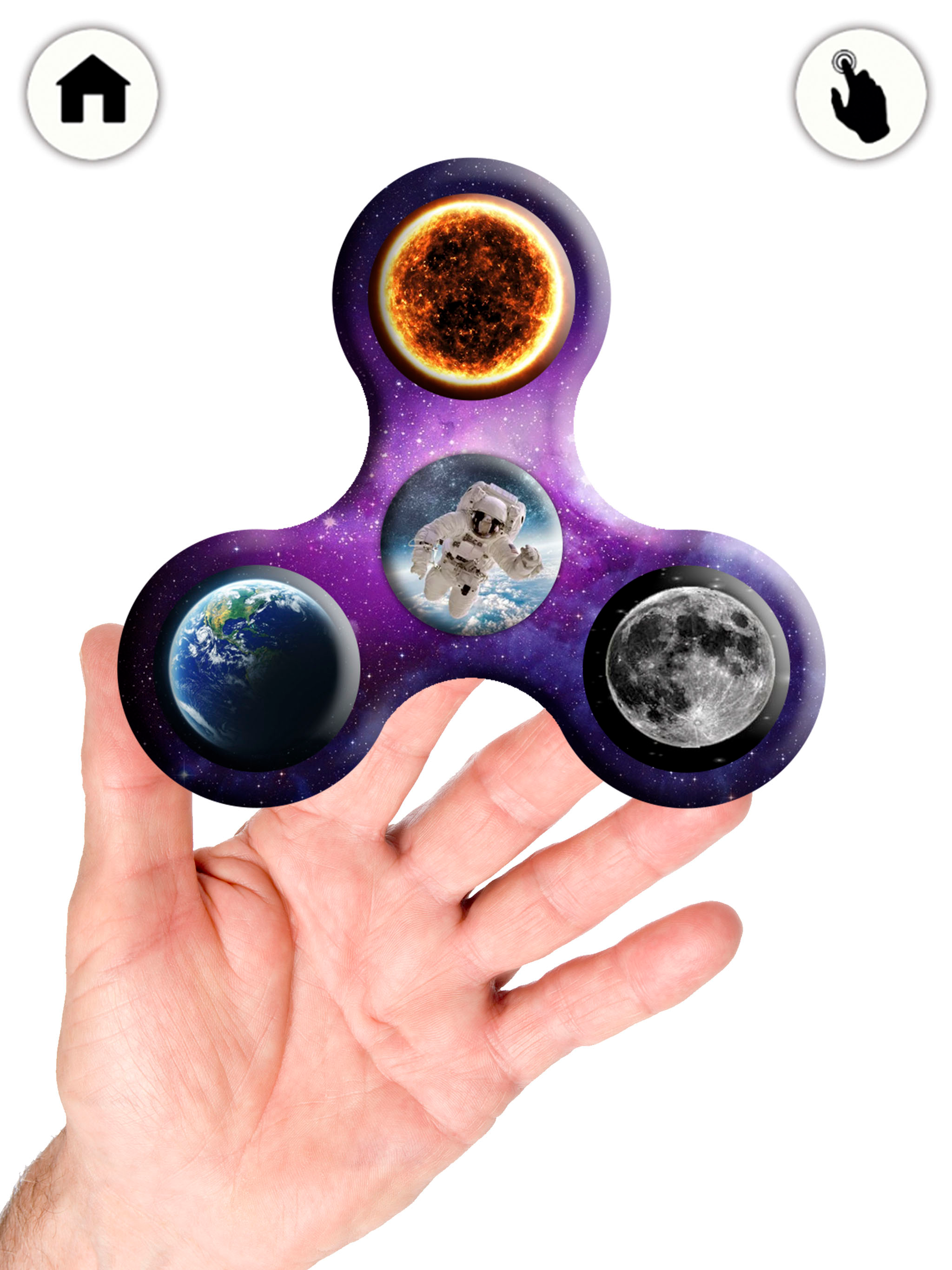 Fidget hand spinner simulator –  3d wheel toy game screenshot 8