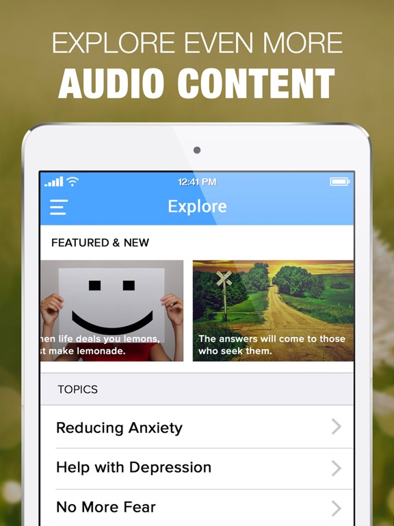 The Anxiety Guy Audio Podcasts iPad screenshot 3 - Health & Fitness app