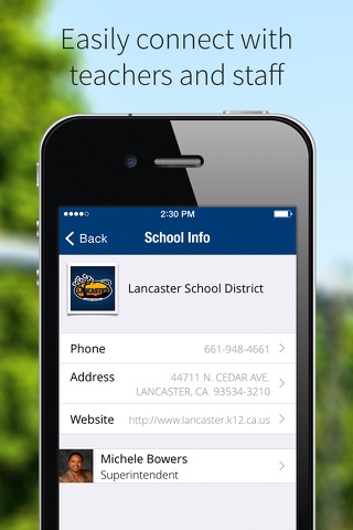 Lancaster School District screenshot 2