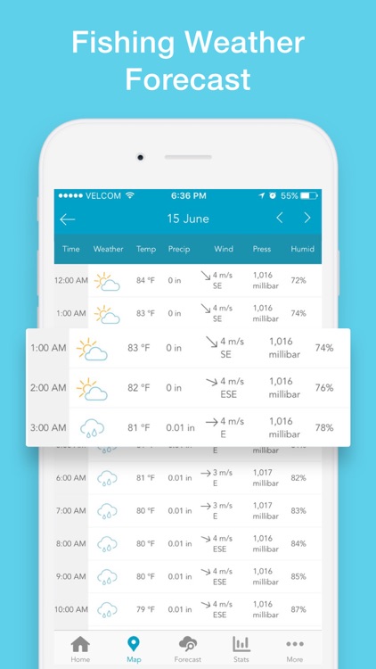Fishbox - Fishing Forecast. Best Spots and Times