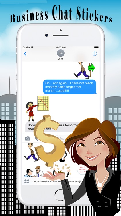 Professional Business People At Work Emoji Sticker