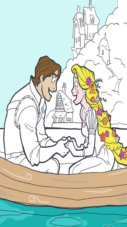 Paint Princess Rapunzel – Drawings to color PRO