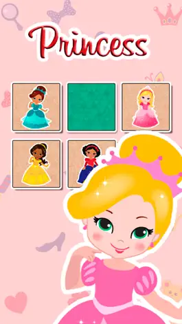 Game screenshot Princesses Find the Pairs Learning Game for 3 – 5 mod apk