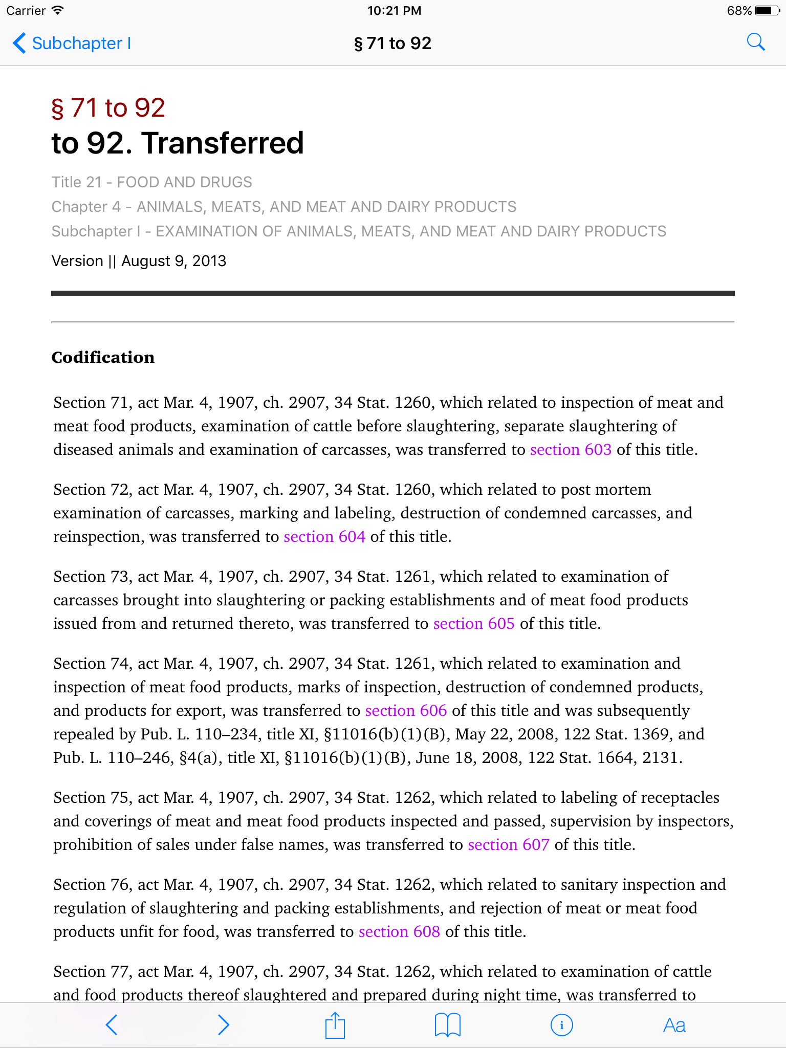 21 USC - Food and Drugs (LawStack Series) screenshot 7