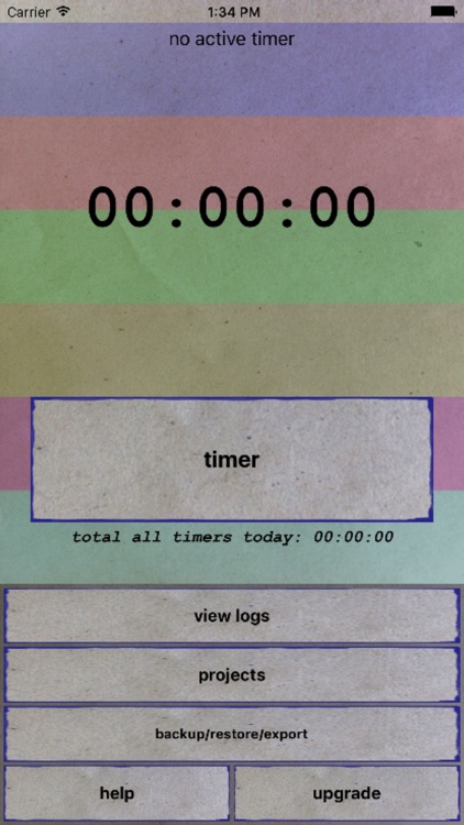 Project Time Log