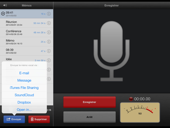Screenshot #5 pour Dictaphone pour iPad