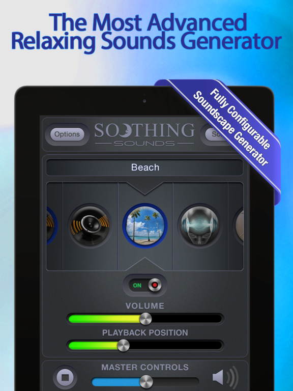 Soothing Sounds iPad screenshot