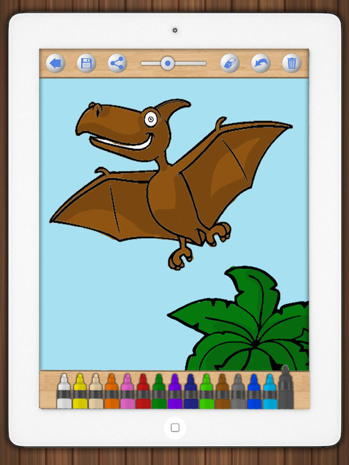 Dinosaurs to paint –coloring book