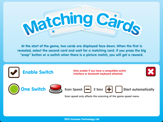 Matching Cards - Snap iPad screenshot