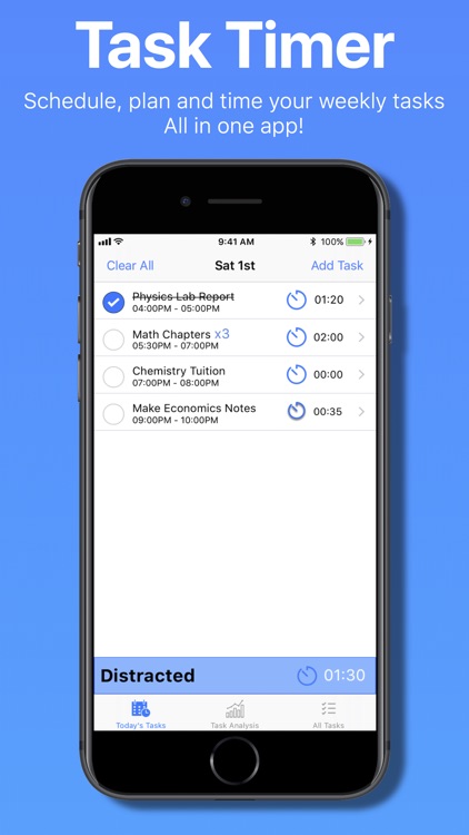 Task Timer - Weekly Tasks Scheduler