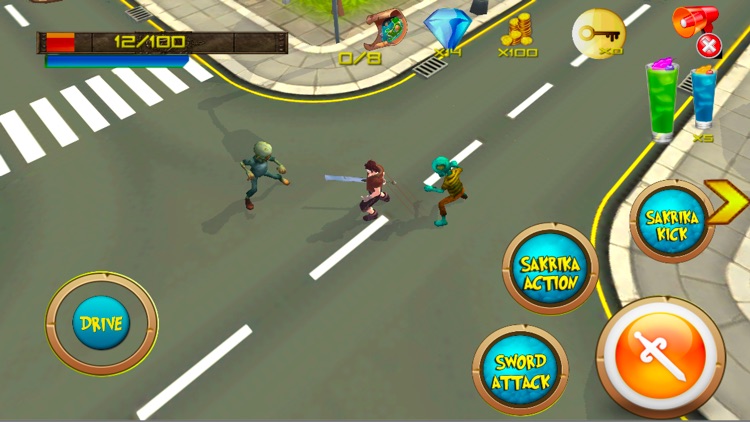 Commando Blade Furious Zombies Infinity Kill