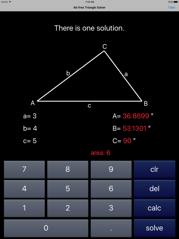 Screenshot #5 pour Triangle Solver