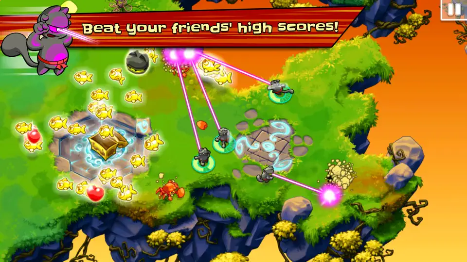 Ninja Hero Cats iPhone Screenshot 5