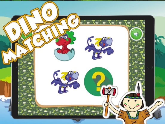 Dinosaur Planet Fun Matching Games iPad screenshot