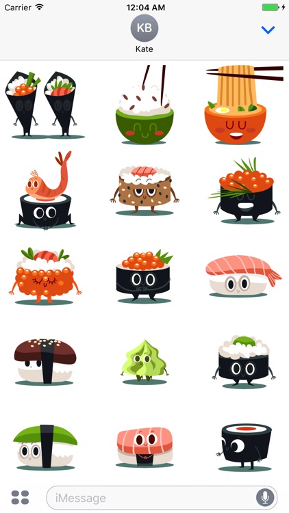 Sushi and Chinese Food Emojis