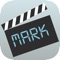 Minimalist marking slate for syncing audio and video in motion picture productions