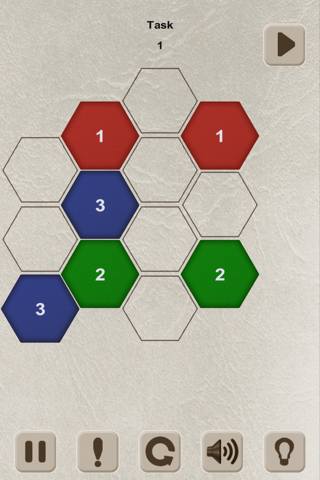Color Lines. Hexagon screenshot 2