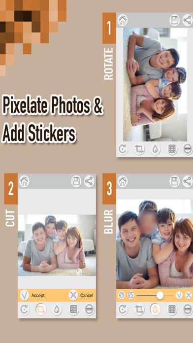 Pixel Effects – Pixelate Photos & Add Stickers screenshot 2