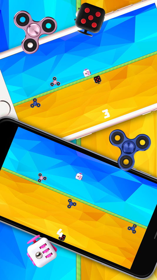 #2. Spinner Cube - Fidget Spinner vs Fidget Cube (iOS) By: Dickson Kwok