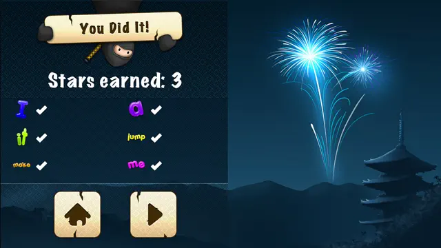 Sight Words Ninja - Slicing Game to Learn to Read screenshot 4