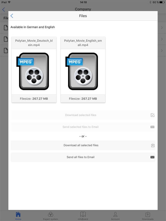 App screenshot