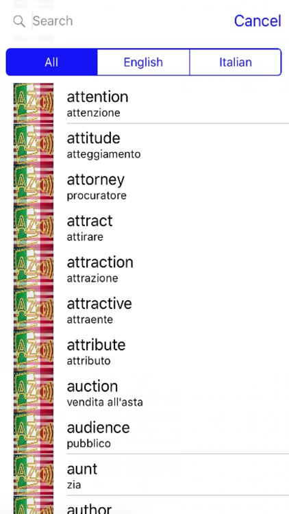 Italian Dictionary GoldEdition screenshot-3