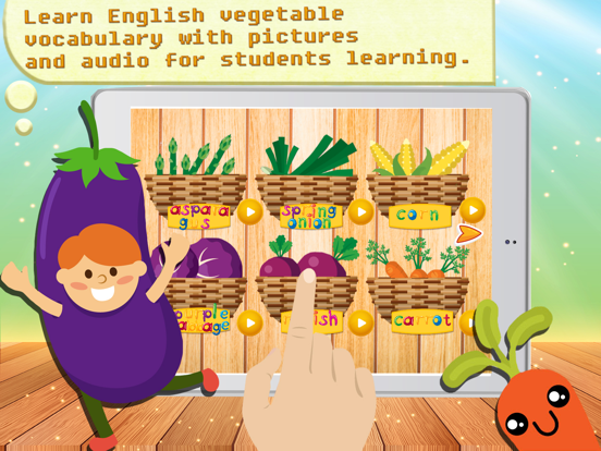 Vegetable Coloring & Vocab - ミニ 野菜 塗り絵 そして 英単語のおすすめ画像2