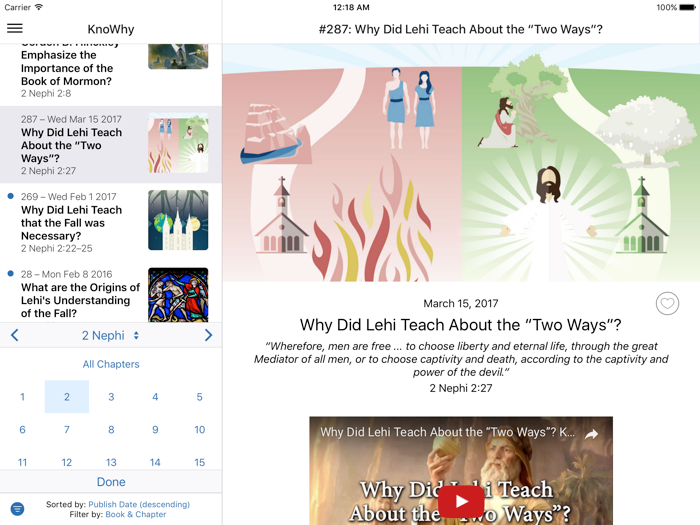 KnoWhy Book of Mormon Central