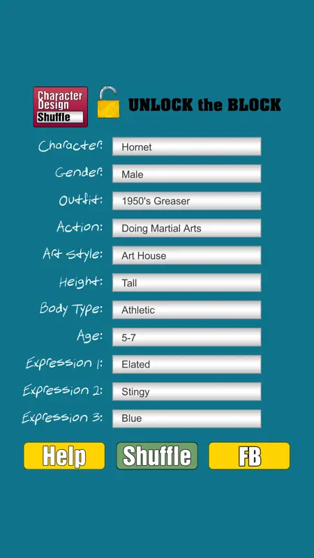Character Design Shuffle By Silver screenshot 2 of 3