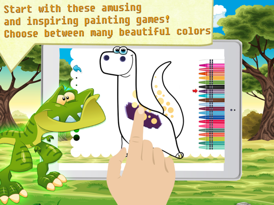 Screenshot #6 pour Dinosaur Coloring HD - jeux de dinosaure peinture