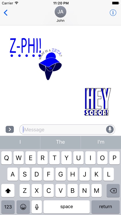 Zeta Stickers