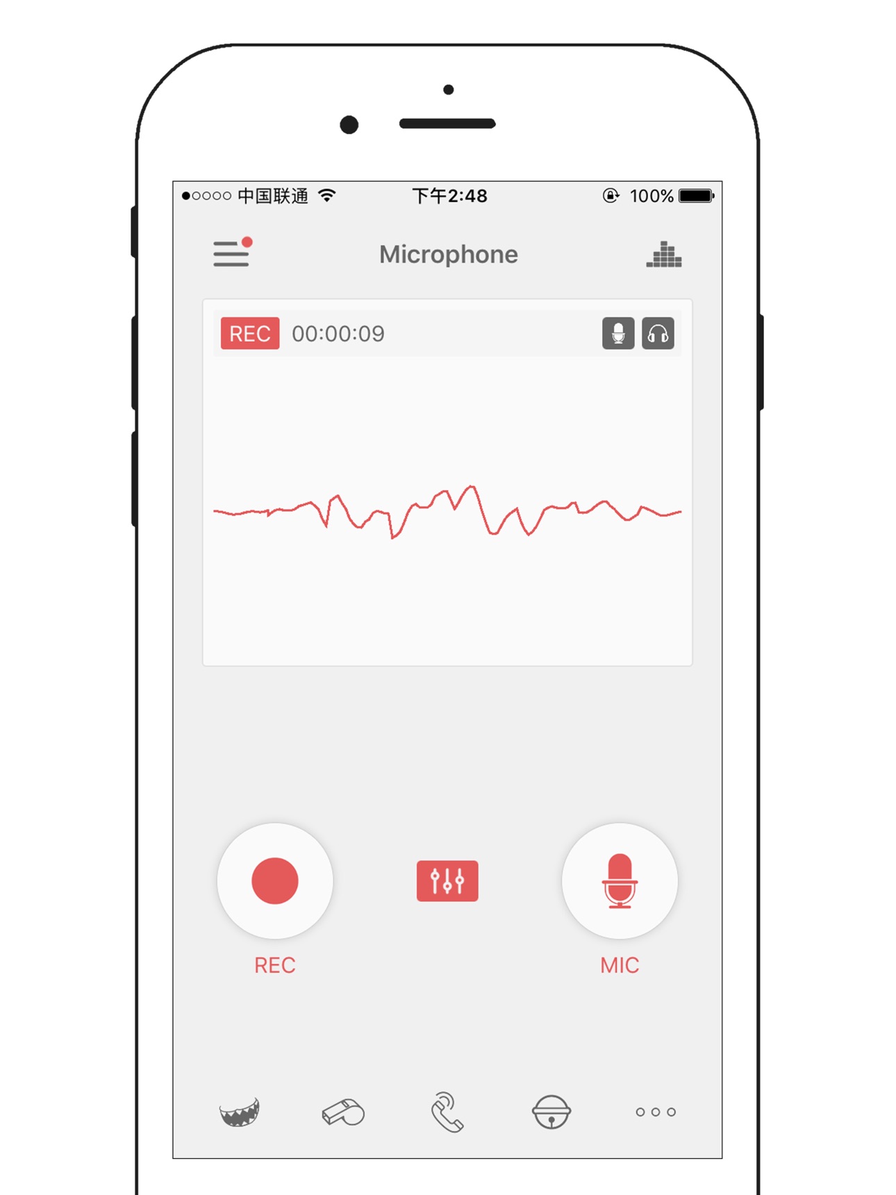 Screenshot 6 of Microphone HD - recorder voice changer memo
