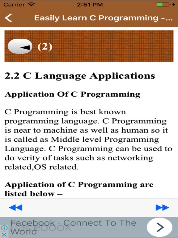 Easily Learn C Programming - Understandable Manner iPad screenshot
